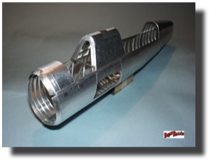 Vought OS2U Kingfisher. Fuselage under construction. 1:15 scale. Scratch built in metal by Rojas Bazan. Vought OS2U Kingfisher. Fuselage under construction. 1:15 scale. Scratch built in metal by Rojas Bazan.